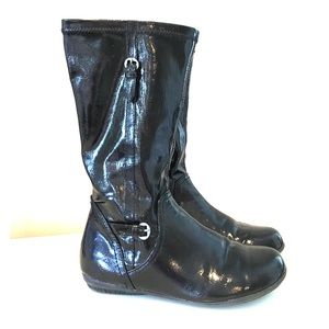 Nordstrom black patent boot